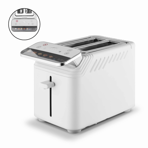 Image of Tower Mirage 2 Slice Digital Toaster White