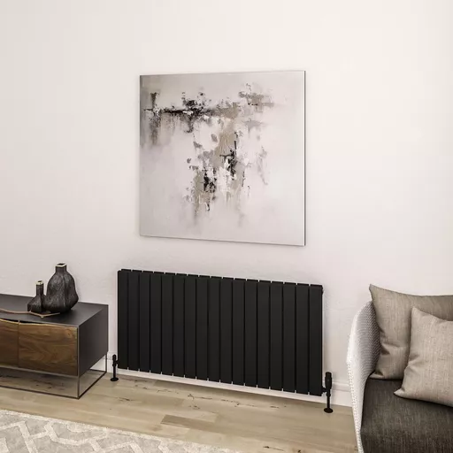 Addington II Radiator 600 x 1262 Type20 Matt Black
