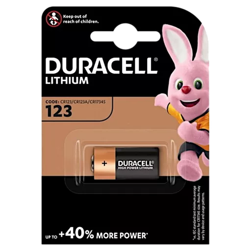 DURACELL Ultra CR123 3V Lithium Battery S328