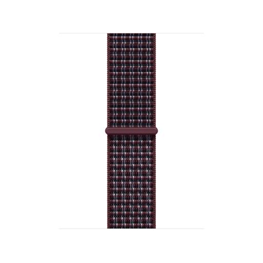 Apple 42mm Burgundy Plaid Sport Loop