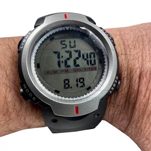 Digital Wristwatch with Stopwatch Function