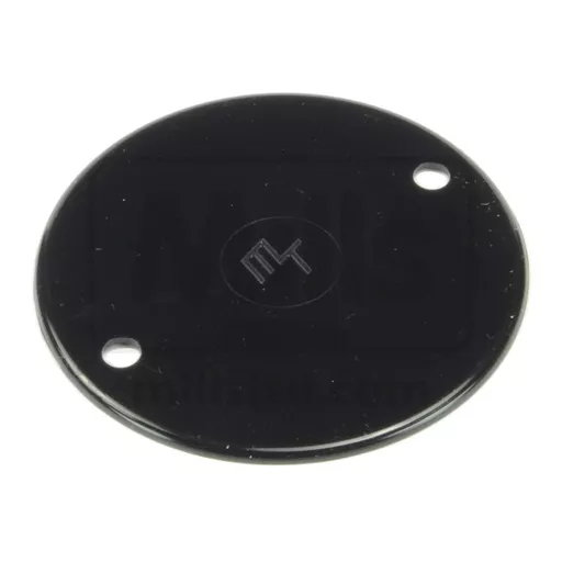 Round PVC Conduit Black Box Lid 65mm MCL1BK