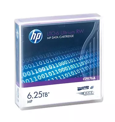 Hewlett Packard Enterprise LTO-6 Ultrium RW Blank data tape 6250 GB 1.27 cm