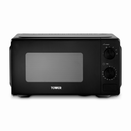 Tower 20 Litre 800W Manual Microwave Black