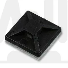 HellermannTyton Cable Tie Base Black - Pack of 100