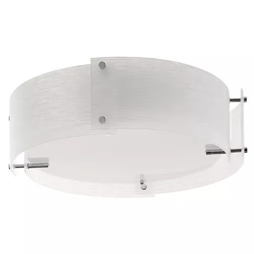 Trinity 3Lt Ceiling Light Chrome & Frosted Glass