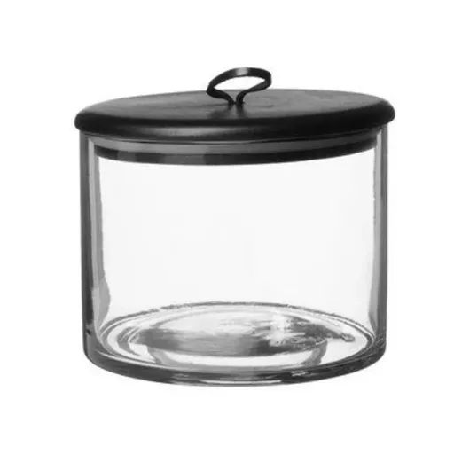 Jar, Kaarina, Black/Clear, Small