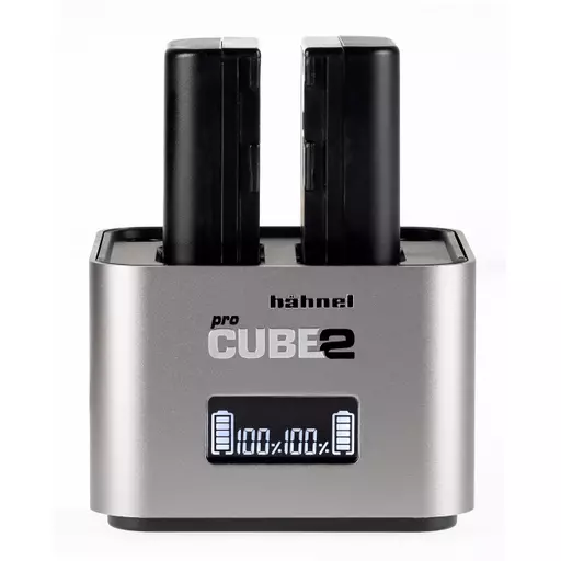 Hähnel Pro Cube 2 Dual Charger for Phase One P, IQ, Credo and XF batteries