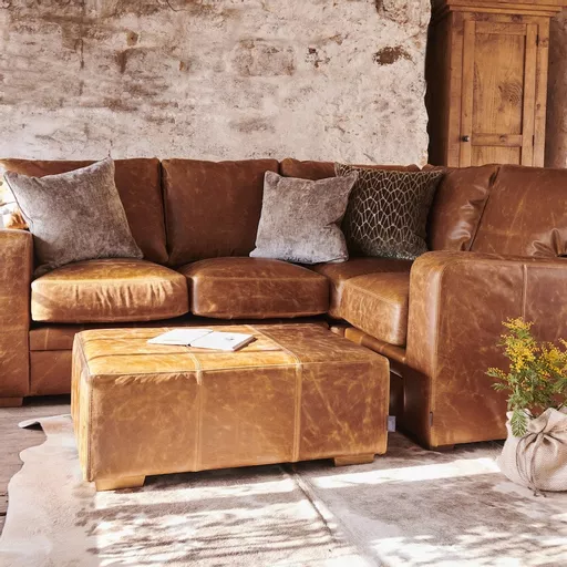 Lush Square Arm Corner Sofa