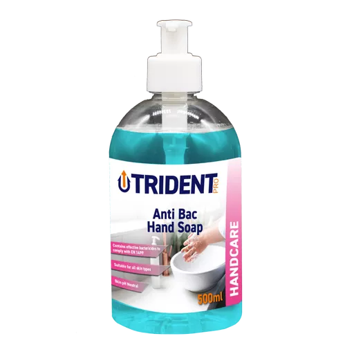 Trident Pro Anti Bac Hand Soap, 500ml Pump Bottle
