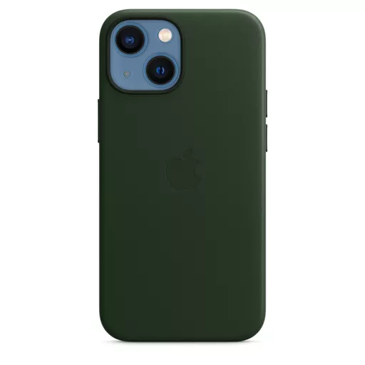 Apple iPhone 13 mini Leather Case with MagSafe - Sequoia Green