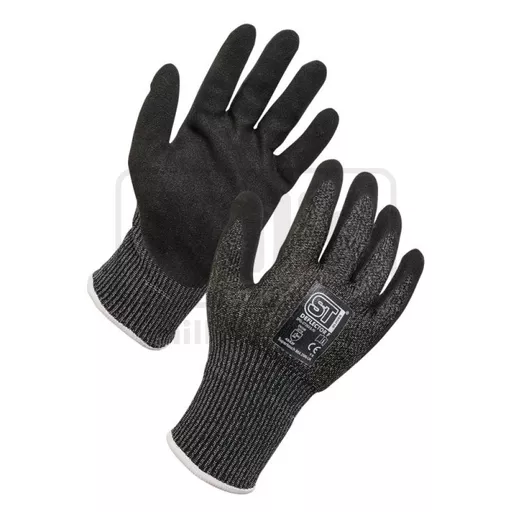Deflector Glove F Cut Resistant Black/Grey
