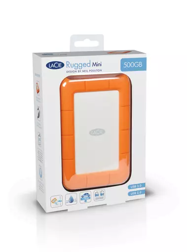 LaCie Rugged 2000 GB Orange