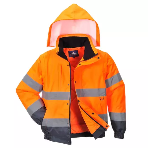 Hi-Vis 2-in-1 Contrast Bomber Jacket