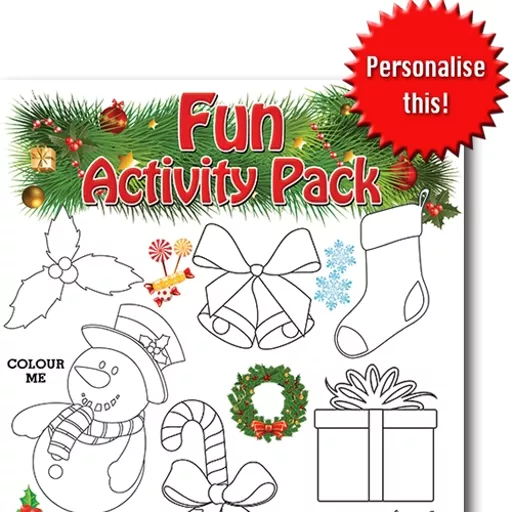 CHRISTMAS FUN ACTIVITY Pack - Pack of 100 - MP3433