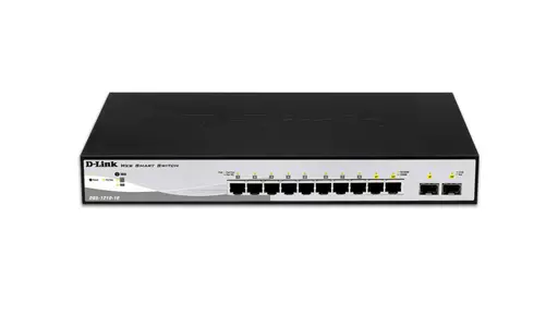 D-Link DGS-1210-10 network switch Managed L2 Gigabit Ethernet (10/100/1000) 1U Black, Grey