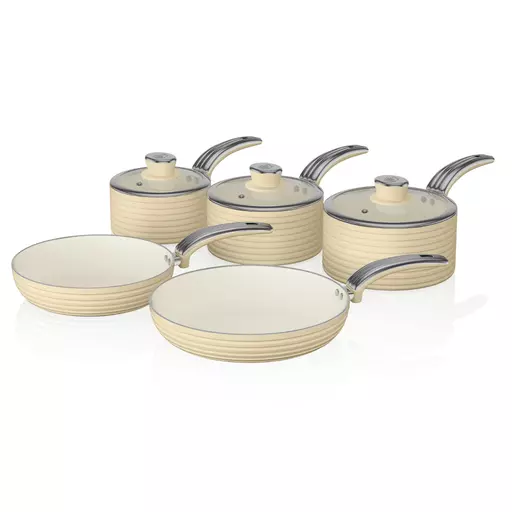 Retro 5 Piece Pan Set