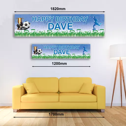 Personalised Banner - Football (New