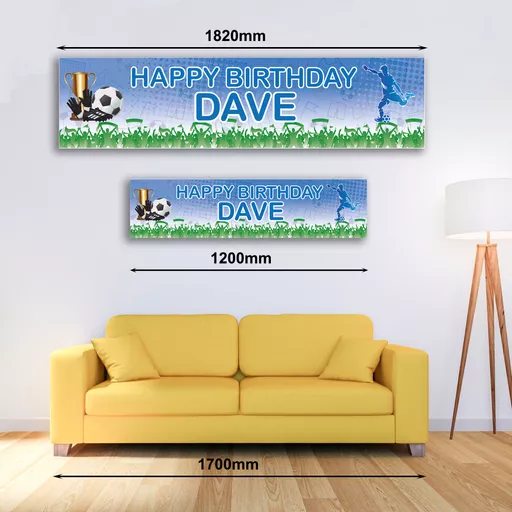 Personalised Banner - Football