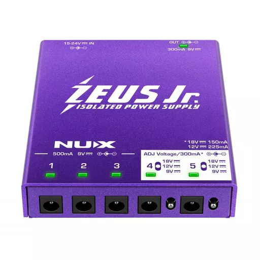 NU-X Zeus Jr. Guitar Pedal Power Supply