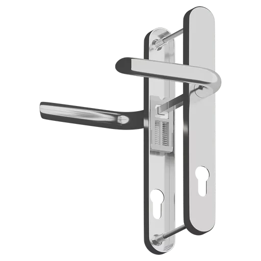 ASEC Evo Sprung Lever/Lever Multipoint Door Handles 92mm PZ 246mm Backplate 215mm Fixings