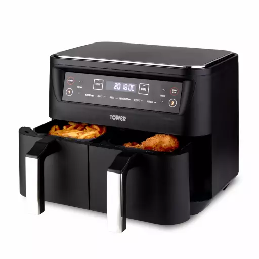 Vortx 8 Litre Dual Basket Air Fryer