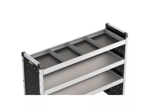 Straight Shelf Dividers for Trade Van Racking - Pack of 5