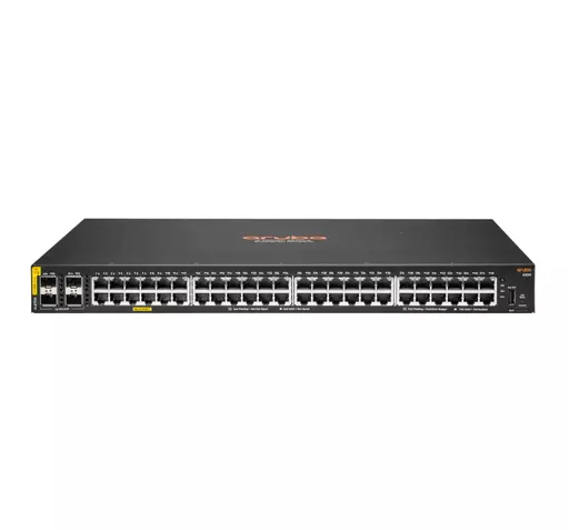 Aruba 6100 48G Class4 PoE 4SFP+ 370W Managed L3 Gigabit Ethernet (10/100/1000) Power over Ethernet (PoE) 1U Black