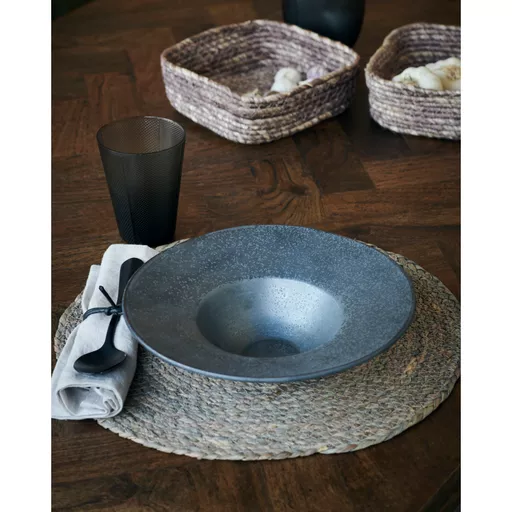Bowl/Pasta plate, Pion, Black/Brown