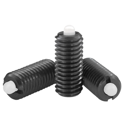 K0318 Inch - Spring Plungers With Hex Socket And POM Thrust Pin In Steel