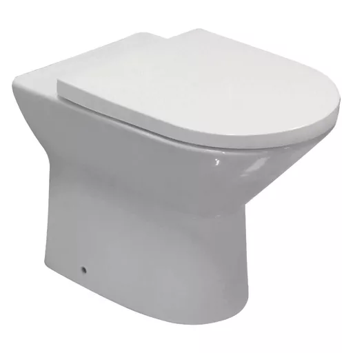 Croxley Back To Wall Eco Vortex WC Pan with Fixings - White