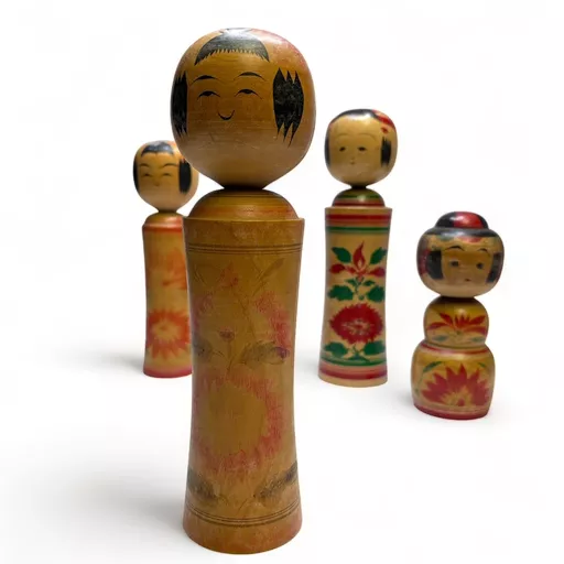Japanese Kokeshi Wooden Doll - 2