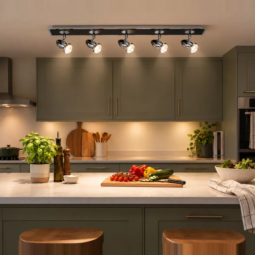 Image showing Task Lighting in a kitchen for the blog Kitchen Lighting for Trade: How to Build a Collection That Sells