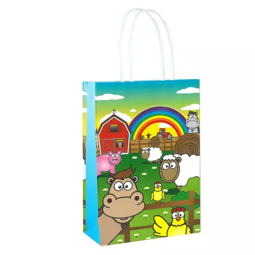 Farm Paper Party Bag - Pack of 48