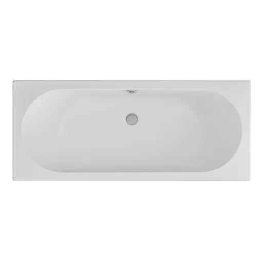 Biscay Double Ended (DE) 1700 x 700 x 440mm Beauforte Bath - White