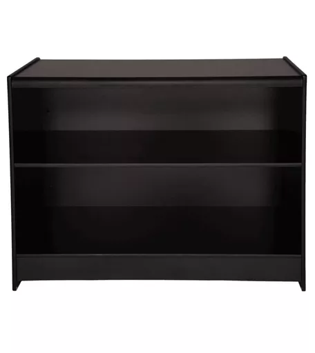 Black Solid Display Counter - 1800mm x 600mm x 900mm