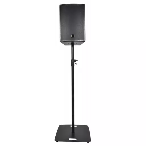 QTX Speaker Stand with Square Base - Black
