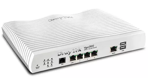 Draytek Vigor 2832 wired router Gigabit Ethernet White