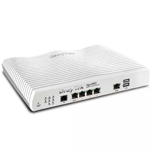 Draytek Vigor 2832 wired router Gigabit Ethernet White