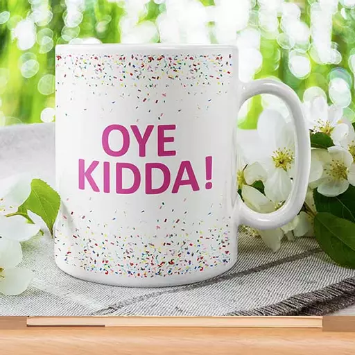 'Oye Kidda' Funny Desi Style Mug for Punjabi Lovers