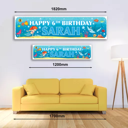 Personalised Banner - Mermaid