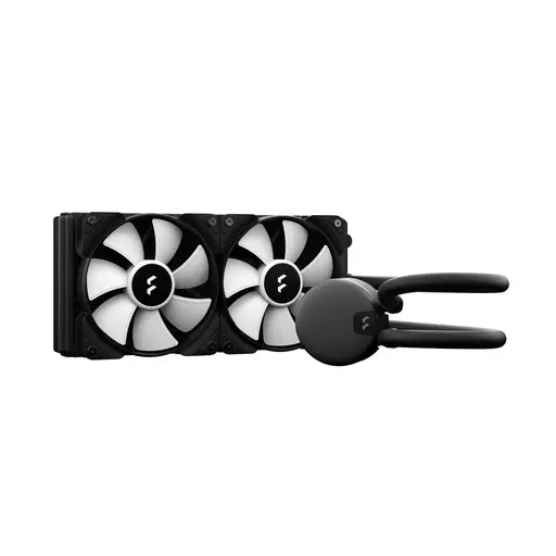 Fractal Design Lumen S24 v2 RGB Processor All-in-one liquid cooler 12 cm Black 1 pc(s)