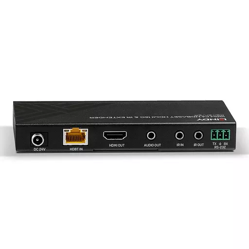 Lindy 100m Cat.6 HDMI 4K60, IR and RS-232 HDBaseT Extender, Receiver