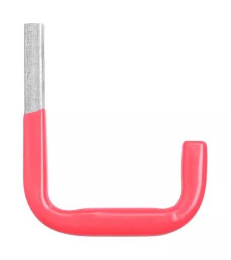 Steel Wall Hook 115mm x 140mm - Extended Vinyl Cap