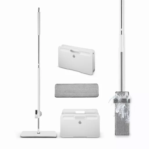 Swan Elevate Flat Mop and Bucket