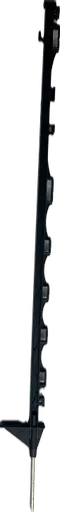 black plastic polypost for electric fences