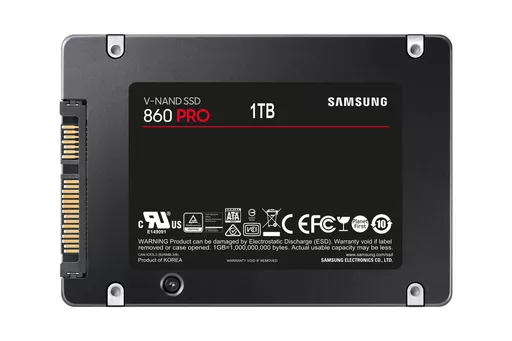 Samsung 860 PRO 2.5" 1000 GB Serial ATA III V-NAND MLC