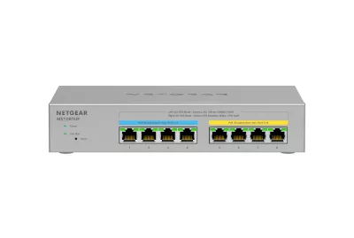 NETGEAR MS108TUP Unmanaged L2 2.5G Ethernet (100/1000/2500) Power over Ethernet (PoE) Grey