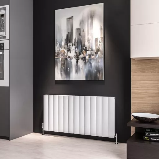 Guardia 600 x 1230 Aluminium Radiator Matt White