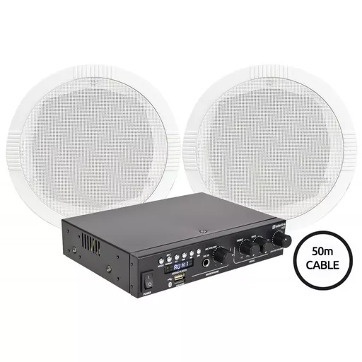 Adastra A22 + RC5 x2 Ceiling Speakers Background Music Package